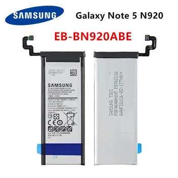 SAMSUNG Orginal EB-BN920ABE 3000mAh Battery for Samsung Galaxy Note 5 SM-N920 N920F N920T N920A N920I N920G N9200 N920G/DS N9208
SAMSUNG Orginal EB-BN920ABE 3000mAh Battery for Samsung Galaxy Note 5 SM-N920 N920F N920T N920A N920I N920G N9200 N920G/DS N9208