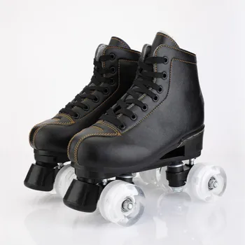 YOBANG 4 wheels skates durable leather skate rink type Double Line Skates Women Men Adult shoes Patines roller skate
YOBANG 4 wheels skates durable leather skate rink type Double Line Skates Women Men Adult shoes Patines roller skate