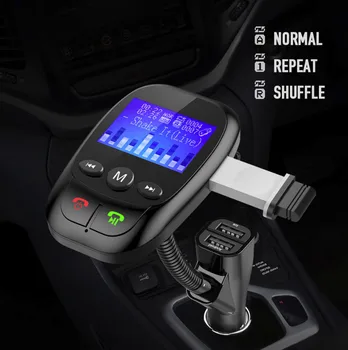 Fm Transmitter Bluetooth Car Kit Wireless Radio car FM Modulator Handsfree Music car Mp3 Usb Player Audio For Smartphone
Fm Transmitter Bluetooth Car Kit Wireless Radio car FM Modulator Handsfree Music car Mp3 Usb Player Audio For Smartphone