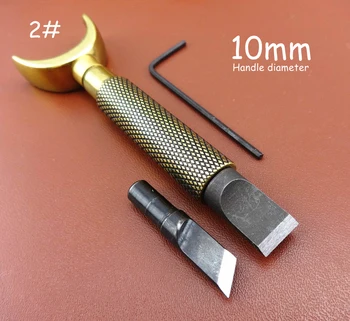 1set Leather Craft Double Bearing Swivel Carving Cutter Knife Tool Flat+Angled Blade - Sewing Stitching Stamping Punch Chisel
1set Leather Craft Double Bearing Swivel Carving Cutter Knife Tool Flat+Angled Blade - Sewing Stitching Stamping Punch Chisel