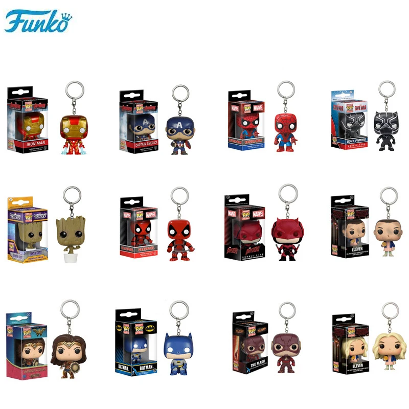 FUNKO POP Keychain Marvel Legends Super Hero Original Pop Funko Anime PVC Action Figure Model Kids Toys for Children Gifts F46
FUNKO POP Keychain Marvel Legends Super Hero Original Pop Funko Anime PVC Action Figure Model Kids Toys for Children Gifts F46