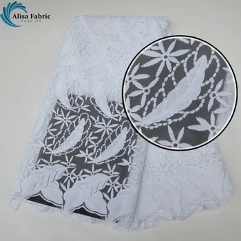 Alisa 2019 New Arrived African Lace Fabric With Embroidery 5 yards/pcs French Milk Lace Fabrics with Stones For Wedding Dress
Alisa 2019 New Arrived African Lace Fabric With Embroidery 5 yards/pcs French Milk Lace Fabrics with Stones For Wedding Dress