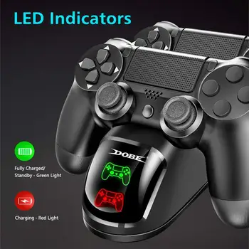 Dual USB Handle Fast Charging Dock Station Stand Charger for PS4/PS4 Slim/PS4 Pro Game Controller Joypad Joystick
Dual USB Handle Fast Charging Dock Station Stand Charger for PS4/PS4 Slim/PS4 Pro Game Controller Joypad Joystick