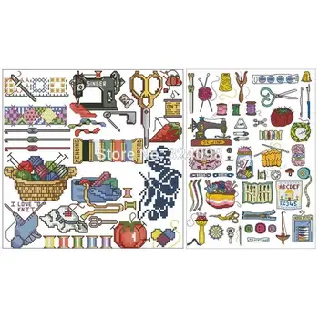 Sewing tools patterns Counted Cross Stitch 11CT 14CT 18CT DIY wholesale Chinese Cross Stitch Kit Embroidery Needlework Sets
Sewing tools patterns Counted Cross Stitch 11CT 14CT 18CT DIY wholesale Chinese Cross Stitch Kit Embroidery Needlework Sets