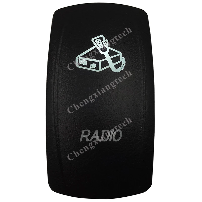 DC12V 24V Marine Grade RADIO Rocker Switch White Led lamp 3 Pin ON/OFF SPST Waterproof IP66
DC12V 24V Marine Grade RADIO Rocker Switch White Led lamp 3 Pin ON/OFF SPST Waterproof IP66