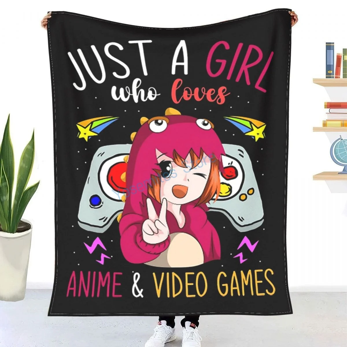 Kawaii Gamer Girl Anime Throw Blanket Winter flannel bedspreads, bed sheets, blankets on cars and sofas, sofa covers
Kawaii Gamer Girl Anime Throw Blanket Winter flannel bedspreads, bed sheets, blankets on cars and sofas, sofa covers