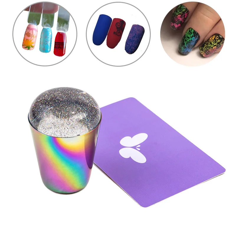 Holographic Transparent Nail Stamping Plates Jelly Silicone Stamper & Scraper Nail Art Tools Templates DIY Printing Stencil
Holographic Transparent Nail Stamping Plates Jelly Silicone Stamper & Scraper Nail Art Tools Templates DIY Printing Stencil