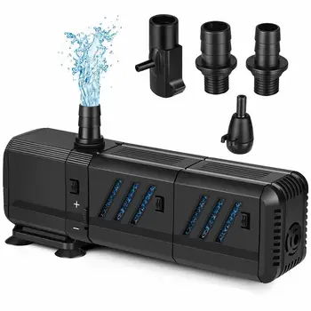 12W 4 In 1 Submersible Aquarium Water Pumps Ultra Silent Oxygen Air Pump Wave Maker for Hydroponics Pond Fish Tank Sponge Filter
12W 4 In 1 Submersible Aquarium Water Pumps Ultra Silent Oxygen Air Pump Wave Maker for Hydroponics Pond Fish Tank Sponge Filter