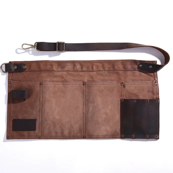 Multi Pocket Apron for Women Real Leather Canvas Half Apron Pocket Waitress Teacher Vendor Utility Server Cosmetic Apron Coffee
Multi Pocket Apron for Women Real Leather Canvas Half Apron Pocket Waitress Teacher Vendor Utility Server Cosmetic Apron Coffee