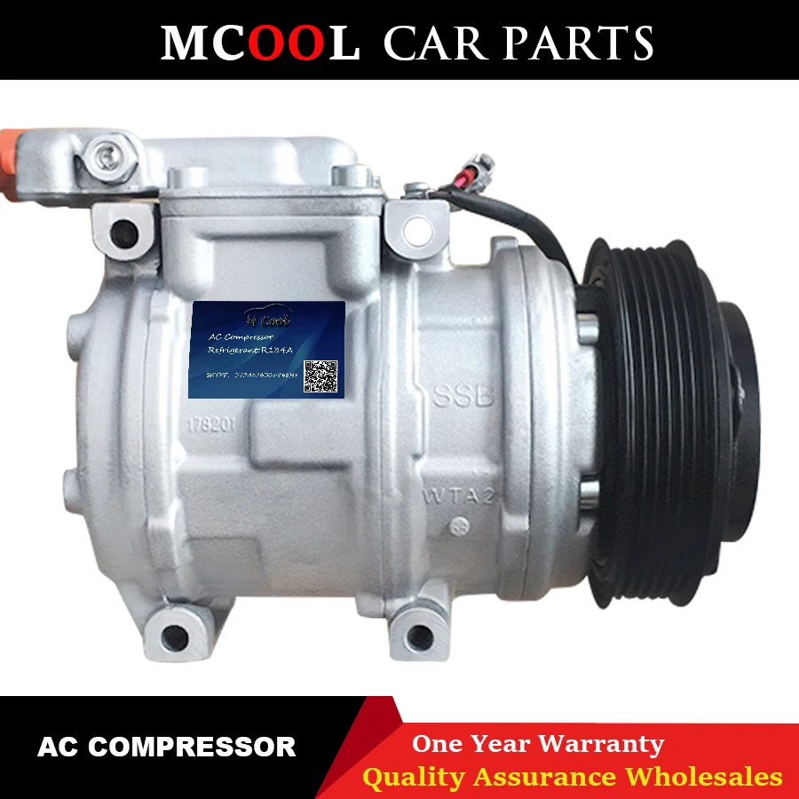 10PA17C D27DT For AC A/C Air Conditioning Compressor Cooling Pump SSANGYONG REXTON RODIUS 2.7 SY558-02 6652300011 6652300211
10PA17C D27DT For AC A/C Air Conditioning Compressor Cooling Pump SSANGYONG REXTON RODIUS 2.7 SY558-02 6652300011 6652300211