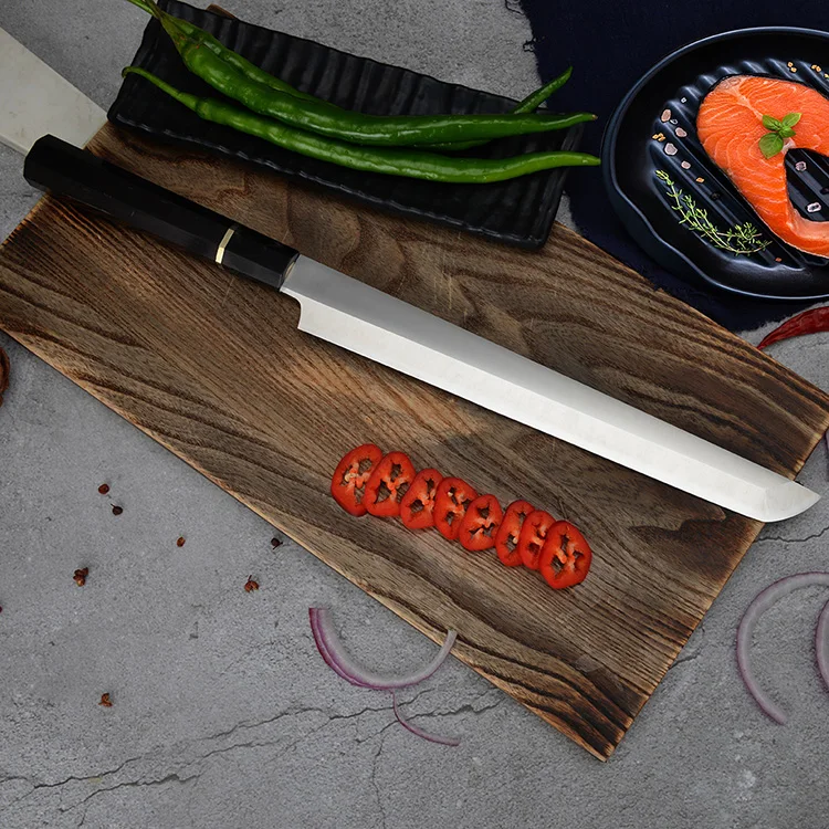 EVERRICH Chef Knife Professional Sashimi Sushi Fish Knife Japanese 9Cr14MoV(440C) Stainless Steel 11.5" Inch Slicing Knife
EVERRICH Chef Knife Professional Sashimi Sushi Fish Knife Japanese 9Cr14MoV(440C) Stainless Steel 11.5" Inch Slicing Knife