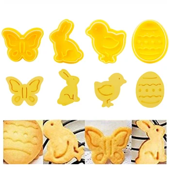 4Pcs Easter Bunny Pattern Plastic Baking Mold Kitchen Biscuit Cookie Cutter Pastry Plunger 3D Die Fondant Cake Decorating Tools
4Pcs Easter Bunny Pattern Plastic Baking Mold Kitchen Biscuit Cookie Cutter Pastry Plunger 3D Die Fondant Cake Decorating Tools
