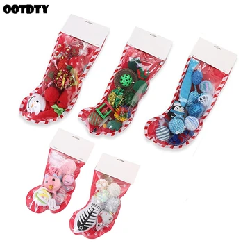 Pet Christmas Combination Kitten Scratching Sock Shape Toy Soft Plush Bag Cat Scratcher Grinding Interactive Playing Xmas Supply
Pet Christmas Combination Kitten Scratching Sock Shape Toy Soft Plush Bag Cat Scratcher Grinding Interactive Playing Xmas Supply