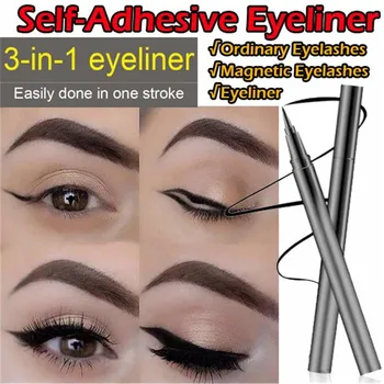 1Pc New Self-Adhesive Eyeliner Waterproof Non-Blooming Quick-Drying Three-In-One Eyeliner Sticky Eyelashes Eye Liner Pencil Pen
1Pc New Self-Adhesive Eyeliner Waterproof Non-Blooming Quick-Drying Three-In-One Eyeliner Sticky Eyelashes Eye Liner Pencil Pen