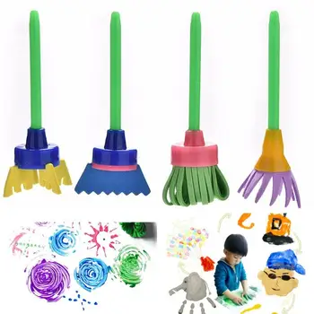 Drawing Toy Flower Stamp Kids Brush Painting 4PCs Graffiti Painting Pen Children Educational DIY
Drawing Toy Flower Stamp Kids Brush Painting 4PCs Graffiti Painting Pen Children Educational DIY