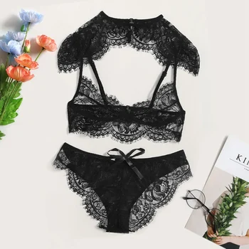 French Style Lace Bra Girls Lace Bra and Panty Set Translucent Lace Belt Hollow Bra Sexy Lingerie Intimates Bra Set Bras 
French Style Lace Bra Girls Lace Bra and Panty Set Translucent Lace Belt Hollow Bra Sexy Lingerie Intimates Bra Set Bras