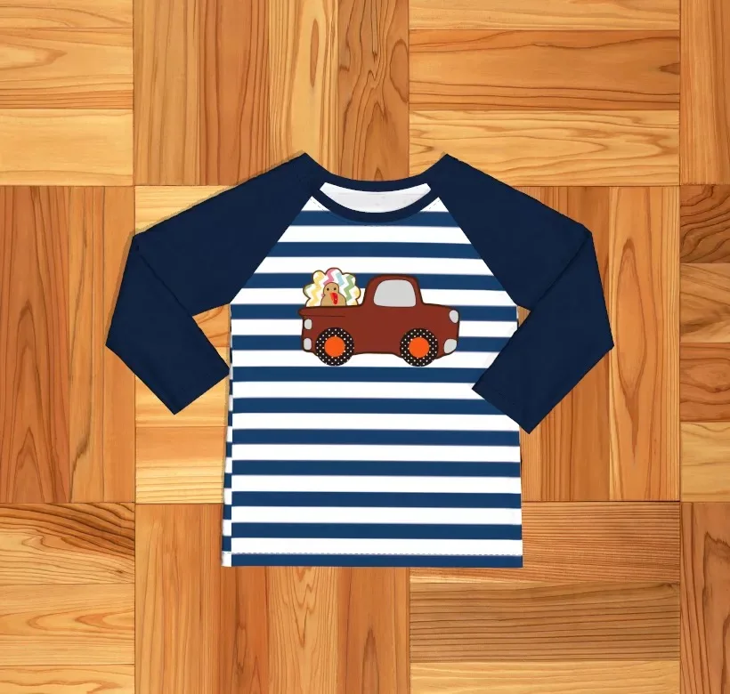 2019 children Conice nini Thanksgiving boy Shirt is The Baby Clothesbsy Boutique BSY907-180-HY