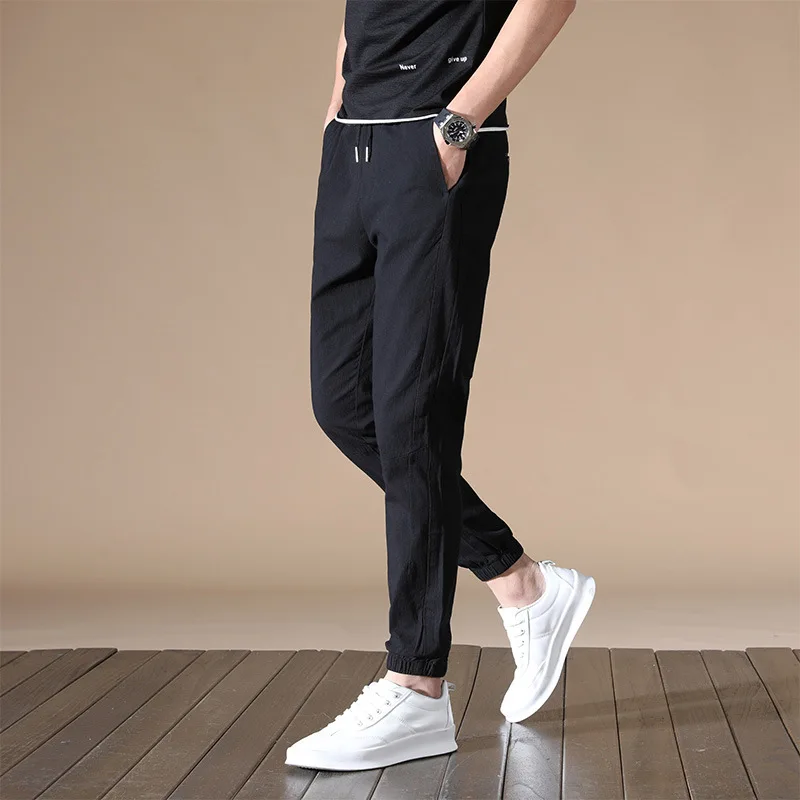 2019 Spring And Summer New Style Casual Capri Pants 6601 # Black And White with Pattern Gray Army Green 
2019 Spring And Summer New Style Casual Capri Pants 6601 # Black And White with Pattern Gray Army Green