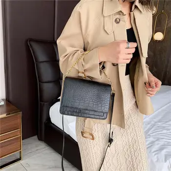 Hot Sale Handbags Classic Delicate Texture Vintage Crocodile Leather Crossbody Handbag Women Solid Shoulder Messenger Bag
Hot Sale Handbags Classic Delicate Texture Vintage Crocodile Leather Crossbody Handbag Women Solid Shoulder Messenger Bag