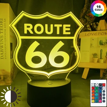 Route 66 Led Night Light for Home Decoration Gadget Will Rogers Highway Kids Bedroom Nightlight Mother Road Table Lamp Gift
Route 66 Led Night Light for Home Decoration Gadget Will Rogers Highway Kids Bedroom Nightlight Mother Road Table Lamp Gift