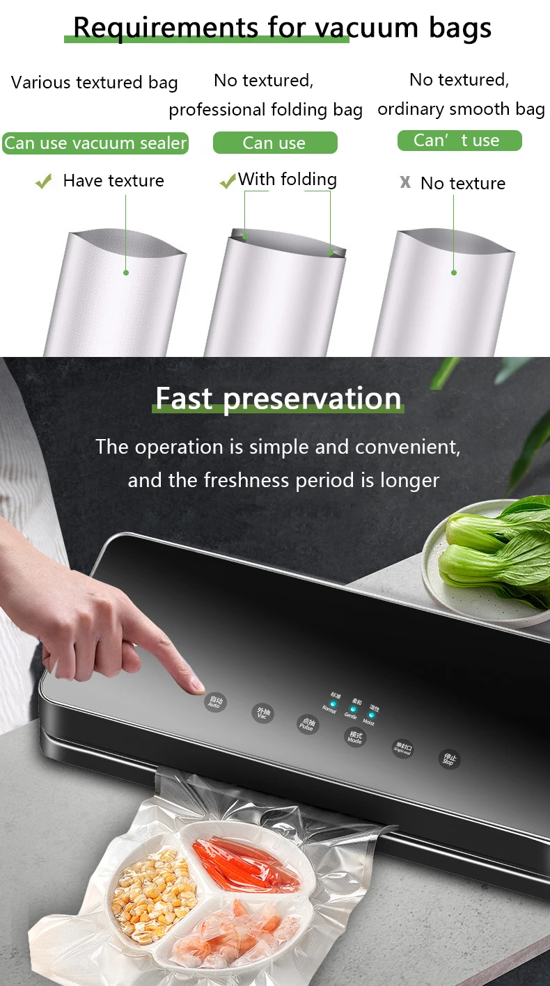 Generic Vacuum Food Sealer Electric Food Packaging Machine Best Price