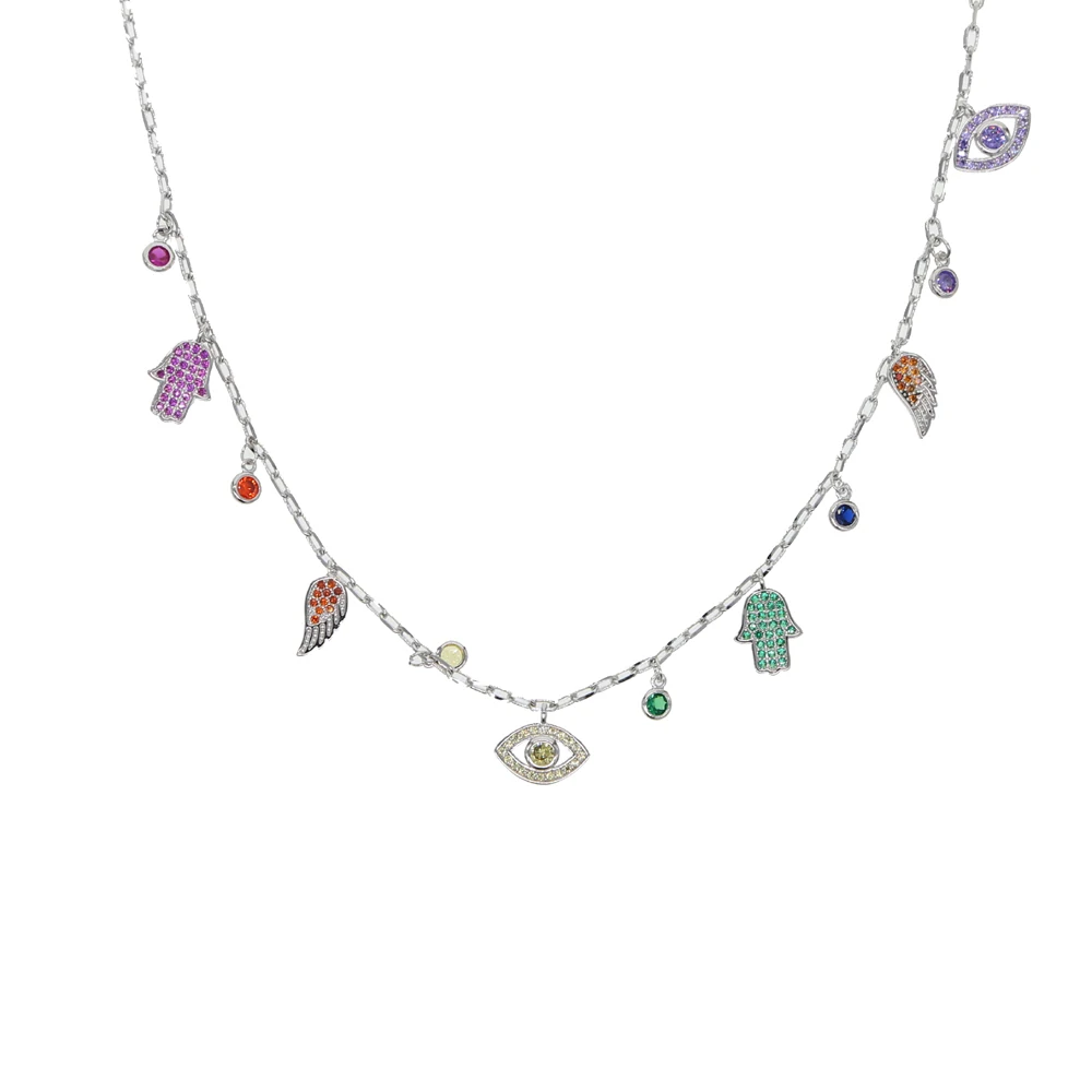 Cute lovely colorful tiny charm gold necklace elegance fashion women chains
Cute lovely colorful tiny charm gold necklace elegance fashion women chains