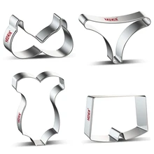 Zade sexy cueca cortador de biscoito sutiã sexy, biquíni, t-back, bustiers, boxer, praia patisserie gateau-aço inoxidável(China)