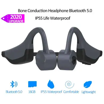 2020 New Bone Conduction Neckband Headphone MP3 Player 16GB IP55 Life Waterproof Bluetooth 5.0 Earphones 2 in 1 Headset Open Ear
2020 New Bone Conduction Neckband Headphone MP3 Player 16GB IP55 Life Waterproof Bluetooth 5.0 Earphones 2 in 1 Headset Open Ear