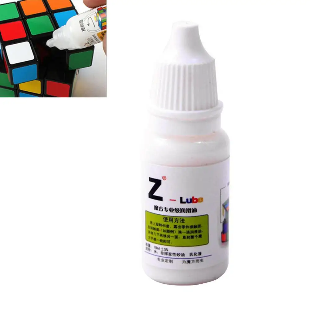 Z-lube 10ML Rubiks Magic Square Cube Smooth Lubricat Silicone Oil High Quality Puzzle Speed Cube Accessory Education Toy
Z-lube 10ML Rubiks Magic Square Cube Smooth Lubricat Silicone Oil High Quality Puzzle Speed Cube Accessory Education Toy