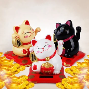 Chinese Lucky Wealth Waving Cat Toy Gold Waving Hand Cat Home Decor Welcome Waving Cat Sculpture Statue Gift
Chinese Lucky Wealth Waving Cat Toy Gold Waving Hand Cat Home Decor Welcome Waving Cat Sculpture Statue Gift