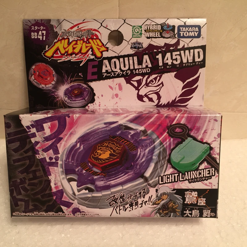 

TAKARA TOMY JAPANESE BEYBLADE METAL FUSION BB47 EARTH EAGLE AQUILA STARTER