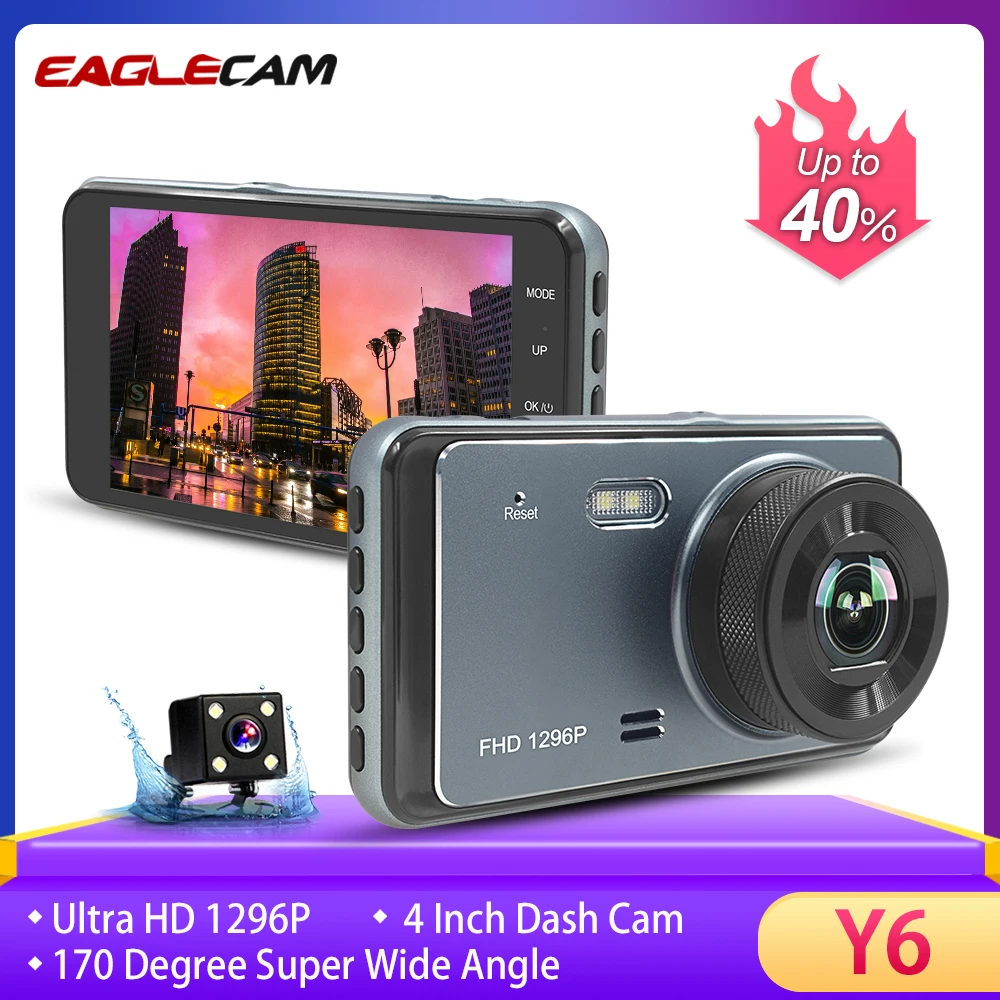 Car DVR 4 inch Dash cam Full HD 1296P Dual Lens Car Camera Camcorder Dvrs Night Vision video Autoregister Recorder
Car DVR 4 inch Dash cam Full HD 1296P Dual Lens Car Camera Camcorder Dvrs Night Vision video Autoregister Recorder
