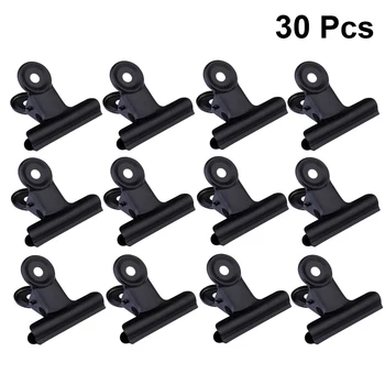 30pcs Note Clips Metal Binder Clips Practical Note Storage Clips Durable Fixing Clips for Restaurant Office Home ( Black)
30pcs Note Clips Metal Binder Clips Practical Note Storage Clips Durable Fixing Clips for Restaurant Office Home ( Black)
