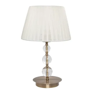 Decorados-058271015-Elegante desktop 1 light body golden metal ornament balls and screen beige
Decorados-058271015-Elegante desktop 1 light body golden metal ornament balls and screen beige