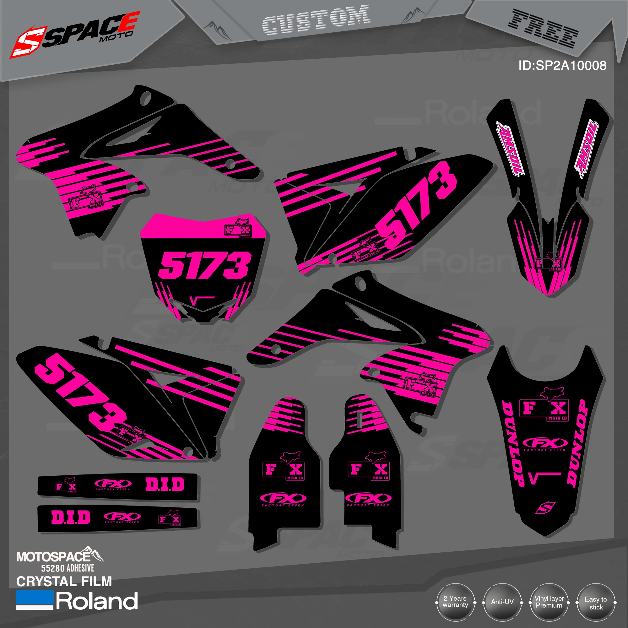MotoSpace Custom Team Graphics Backgrounds Decals 3M Stickers Kit For SUZUKI 2010-18RMZ250 008
MotoSpace Custom Team Graphics Backgrounds Decals 3M Stickers Kit For SUZUKI 2010-18RMZ250 008