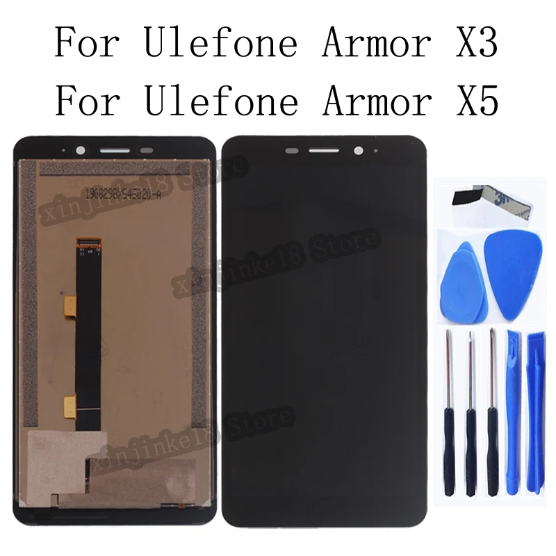 5.5" Original Display For Ulefone armor x3 LCD Display Touch Screen Digitizer Replacement for Ulefone Armor x5 Screen Repair Kit
5.5" Original Display For Ulefone armor x3 LCD Display Touch Screen Digitizer Replacement for Ulefone Armor x5 Screen Repair Kit