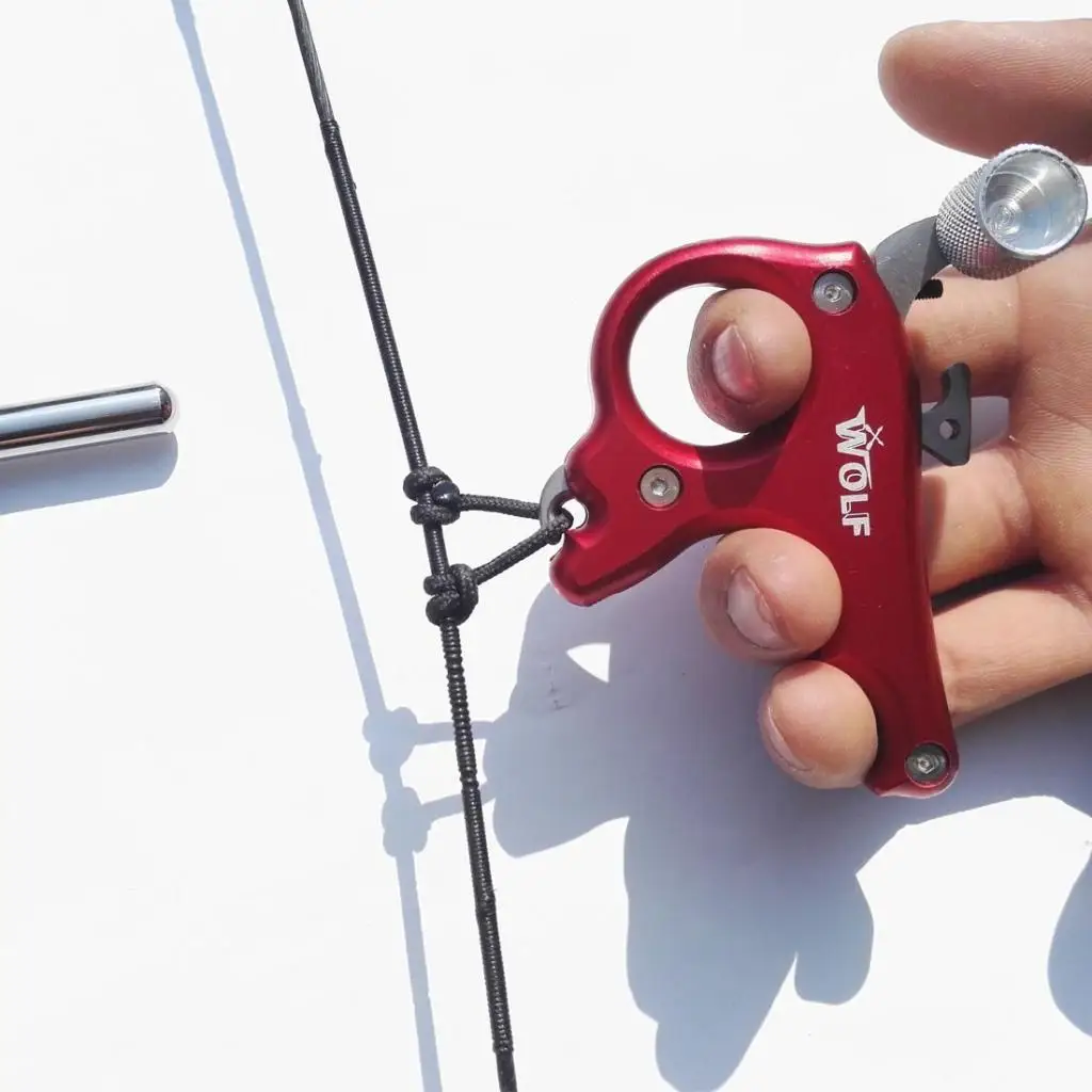 Aluminum Alloy Compact 3 Finger Archery Compound Bow Release Aid Thumb Trigger Hunting Accessories Aluminum Alloy Compact 3 Finger Archery Compound Bow Release Aid Thumb Trigger Hunting Accessories
