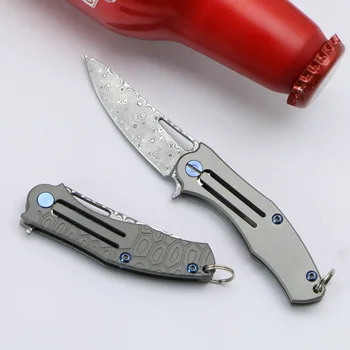 LOVOCOO Mini Dack Knife TC4 Titanium Handle Patterned Steel Key Ring Knife Portable Pocket Backpack EDC Tool Fruit Knife
LOVOCOO Mini Dack Knife TC4 Titanium Handle Patterned Steel Key Ring Knife Portable Pocket Backpack EDC Tool Fruit Knife