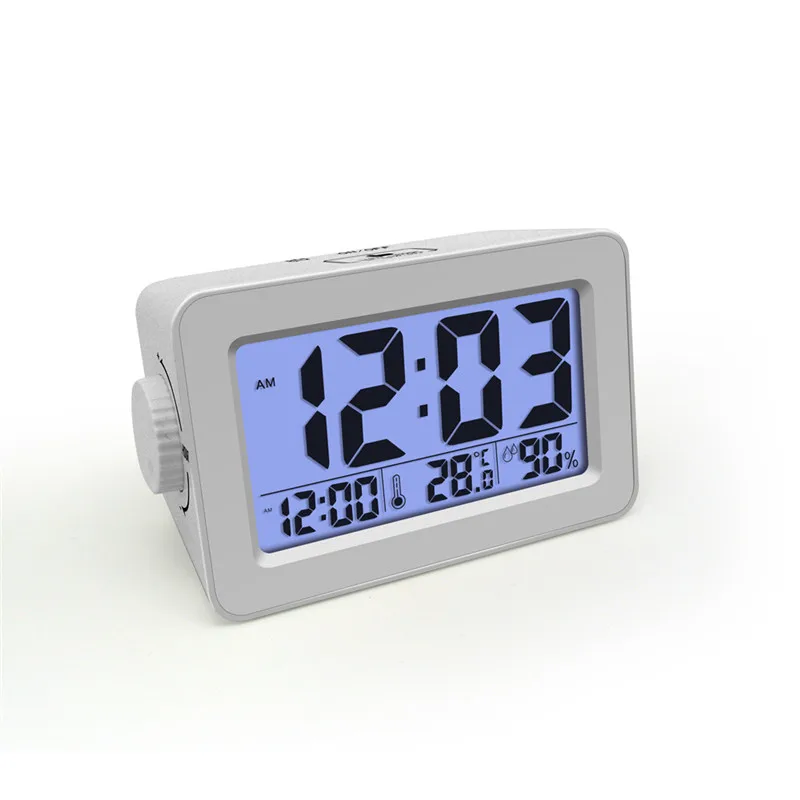 LED Bedside Wake Up Digital Alarm Clock with Thermometer Humidity Temperature Table Desk Clocks USB Charging For Living Room
LED Bedside Wake Up Digital Alarm Clock with Thermometer Humidity Temperature Table Desk Clocks USB Charging For Living Room