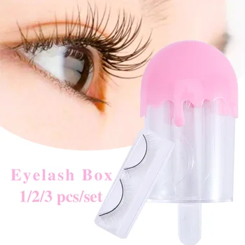 Plastic Portable Fake Eyelash Storage Box Lovely Ice Cream Design Eyelash Storage Box Lashes Packing Case Women Makeup Tools Set
Plastic Portable Fake Eyelash Storage Box Lovely Ice Cream Design Eyelash Storage Box Lashes Packing Case Women Makeup Tools Set