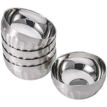 New Design Non-Slip Stainless Steel Bowl Set Double-Walled Insulated,5 Pack
New Design Non-Slip Stainless Steel Bowl Set Double-Walled Insulated,5 Pack