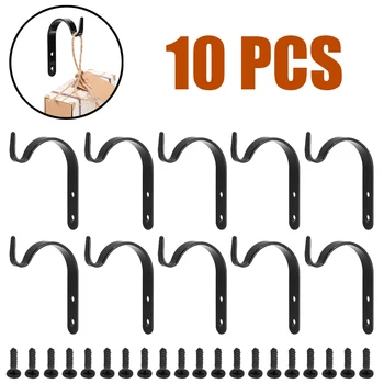 1 Set 10 pcs Black Iron 71 x 40 x 9mm Durable Hanging Planter Bracket With 20 pcs Screws Garden Wall Planter Bracket
1 Set 10 pcs Black Iron 71 x 40 x 9mm Durable Hanging Planter Bracket With 20 pcs Screws Garden Wall Planter Bracket