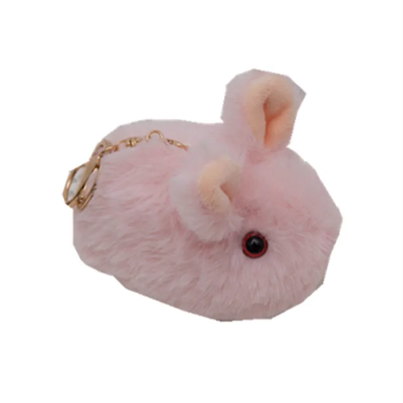 Cute simulation bunny plush key ring bag keychain real rabbit fur white rabbit plush toy
Cute simulation bunny plush key ring bag keychain real rabbit fur white rabbit plush toy