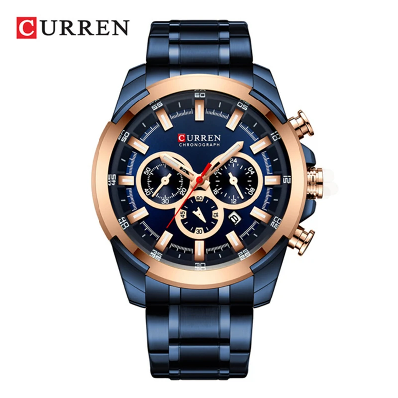 CURREN men's watch 2020 super luxury business casual waterproof watch quartz watch steel band luminous pointer clock male
CURREN men's watch 2020 super luxury business casual waterproof watch quartz watch steel band luminous pointer clock male