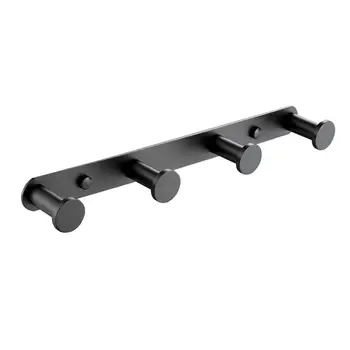 Towel Holder Hook Matte Black 304 Stainless Steel Bathrobe Coat Rack 1 Row 3/4 Hooks Silver Wall Mounted Bathroom Accessories
Towel Holder Hook Matte Black 304 Stainless Steel Bathrobe Coat Rack 1 Row 3/4 Hooks Silver Wall Mounted Bathroom Accessories