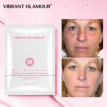 

VIBRANT GLAMOUR Hyaluronic Acid Moisturizing Mask Paste Anti-Aging Facial Reduce Fine Lines Wrinkle Whitening Firming Skin TSLM1