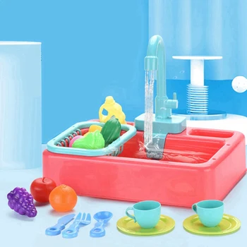 Simulation Electric Dishwasher Sink Pretend Play Kitchen Sink Toys with Electric Water Wash Basin Kit for Boys Girls Gifts
Simulation Electric Dishwasher Sink Pretend Play Kitchen Sink Toys with Electric Water Wash Basin Kit for Boys Girls Gifts