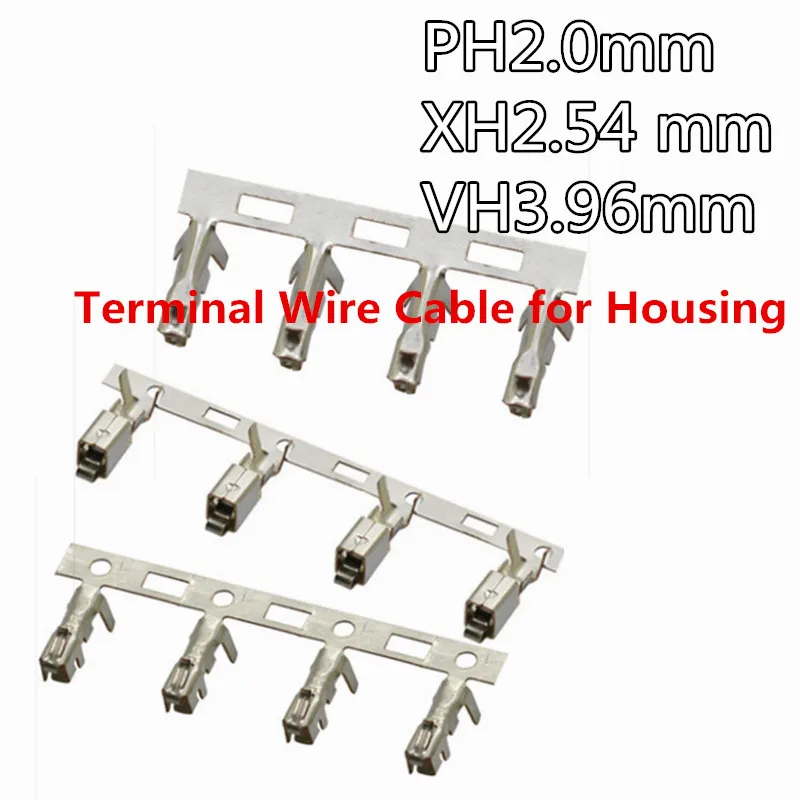 100 шт. медные клеммы XH2.54MM VH3.96MM PH2.0MM | Электронные компоненты и принадлежности