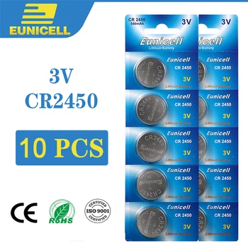 10PCS 270mAh CR2450 Button Battery CR 2450 KCR2450 5029LC LM2450 3V Cell Coin Lithium Batteries For Watch Electronic Toy Clocks
10PCS 270mAh CR2450 Button Battery CR 2450 KCR2450 5029LC LM2450 3V Cell Coin Lithium Batteries For Watch Electronic Toy Clocks
