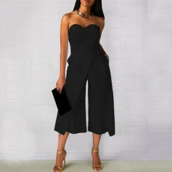Women Sexy Summer Off Shoulder Romper Casual Strapless Playsuit Overalls Wide Leg Pants Bodycon Romper Jumpsuit Long Pants
Women Sexy Summer Off Shoulder Romper Casual Strapless Playsuit Overalls Wide Leg Pants Bodycon Romper Jumpsuit Long Pants